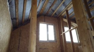 Дом из СИП панелей 6х8м. с внешней отделкой.