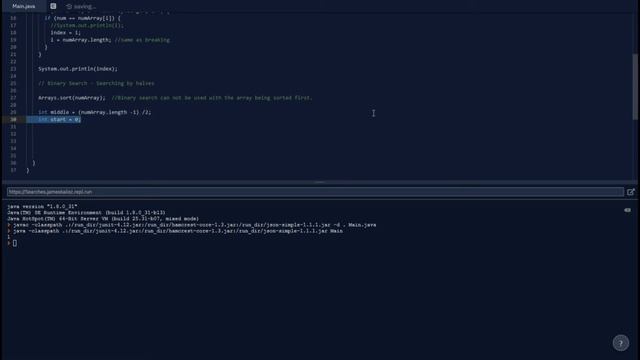 Binary and Sequential Search tutorial - Java смотреть онлайн