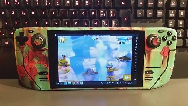 It's 'Angry Birds 2' On a Steam Deck With a Trendy Green With Pink Rust Skin For Steam Deck! смотреть онлайн
