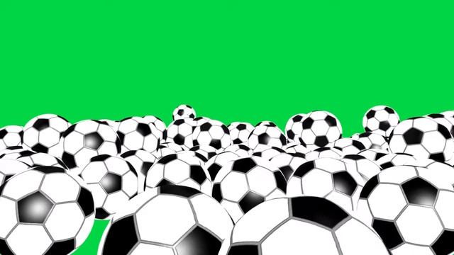 Falling Soccer Balls - Green Screen смотреть онлайн