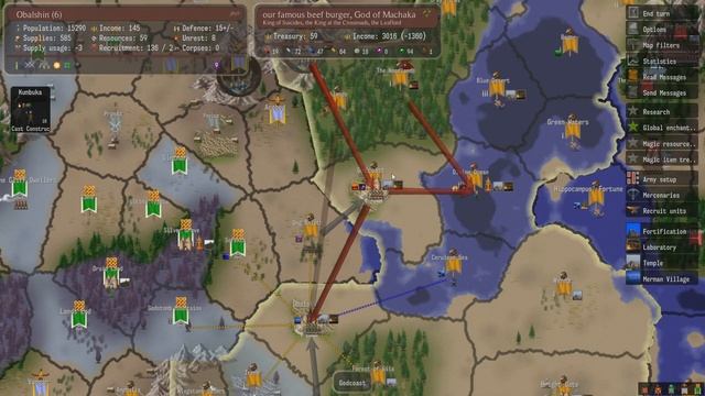 Dominions 5 | EA Machaka, Turn 60-61 | Mu Plays смотреть онлайн