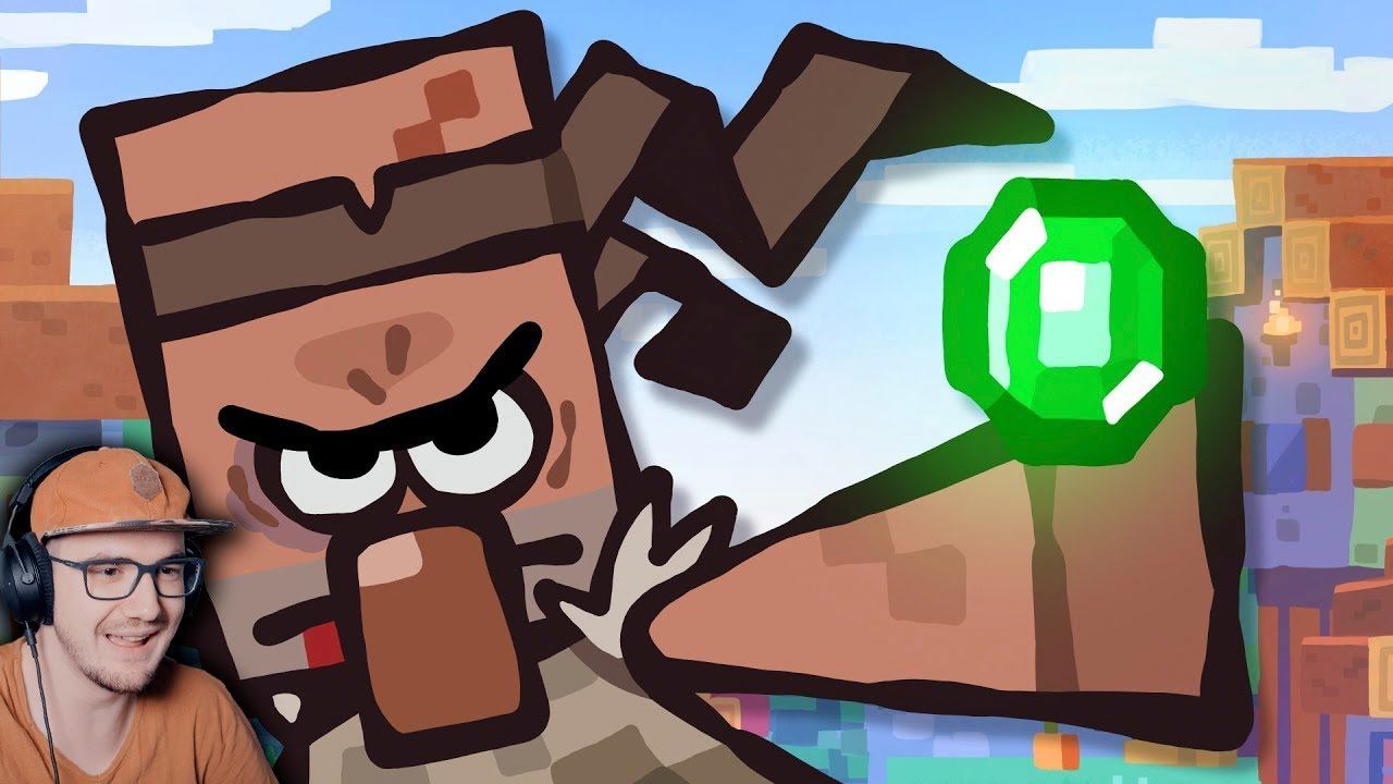 МАЙНКРАФТ ЖИТЕЛИ ► НАСТОЯЩАЯ ВЕРСИЯ ( The Village Attack - Ultimate Minecraft Cartoons ) | Реакция смотреть онлайн