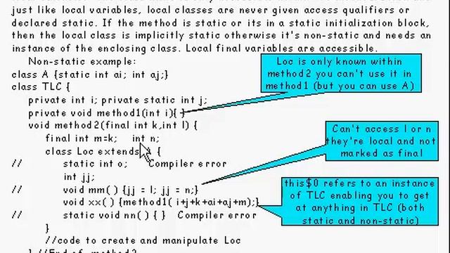 Java Tutorial 22.01: Local classes смотреть онлайн