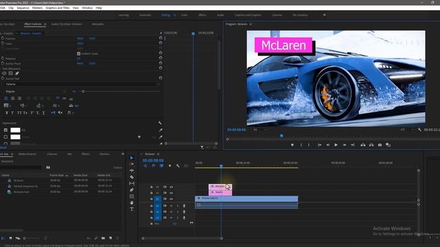 Как сделать Всплывающий Баннер в Premiere Pro. смотреть онлайн