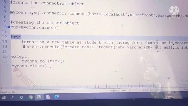 How to create table in MySQL using python in Hindi -coding provider channel смотреть онлайн