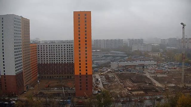 ПИК Кольская 8 ( камера 2 ) таймлапс с 15-10-2022 по 21-10-2022