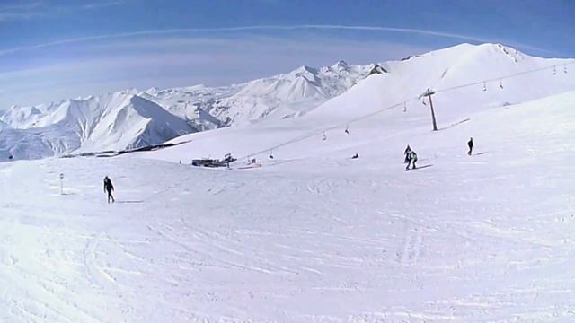 Гудаури , февр.2018 - дорожка на Садзели смотреть онлайн