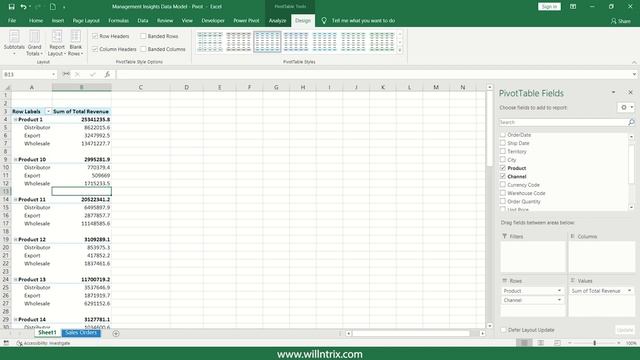 Pivot Table in Excel (2) | Willntrix смотреть онлайн