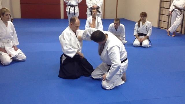 Jacques Payet sensei. suwari waza kata mochi kuzushi смотреть онлайн