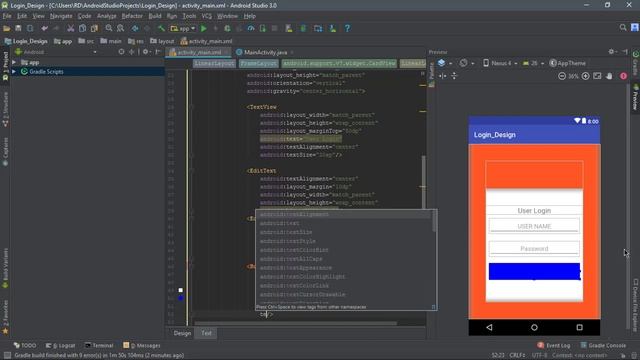 Android UI design| ImageView over the CardView смотреть онлайн