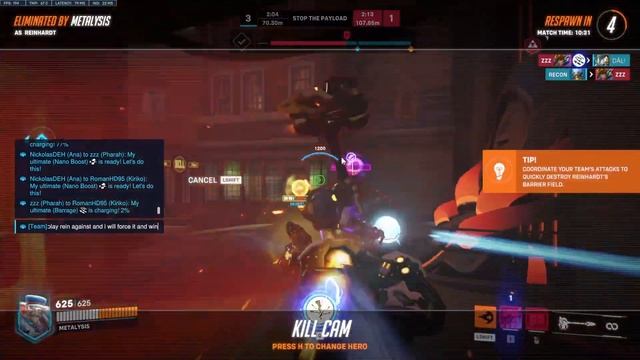 SUPER BUFF REINHARDT GAMEPLAY OVERWATCH 2 SEASON 3 смотреть онлайн