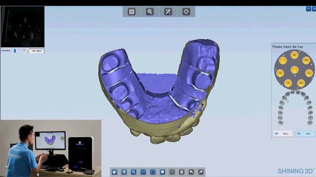 Shining 3D Autoscan-DS200+ Dental Scanner смотреть онлайн