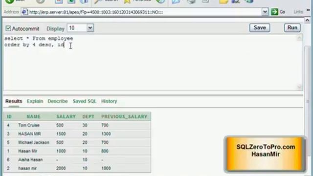 Sorting in Descending Order in SQL Using Order By Desc Clause - SQL LESSON 29 смотреть онлайн