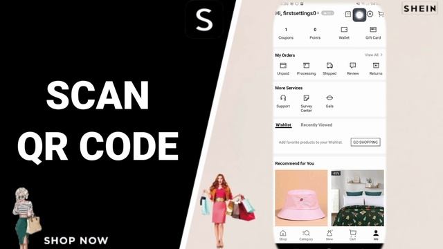 How To Scan QR Code On Shein-Shopping Online App смотреть онлайн