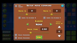 Как сделать двигающиеся блоки в своём уровне в Geometry Dash.