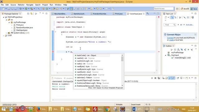 How to take user input in Java смотреть онлайн
