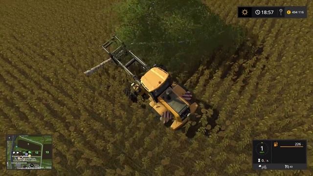 Farming Simulator 2017. Прохождение. Дары Кавказа. Часть 9. Новый комбайн и контракты. смотреть онлайн