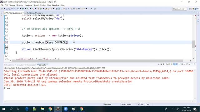 SST2 D21 2 Selenium Actions KeyDown KeyUp смотреть онлайн