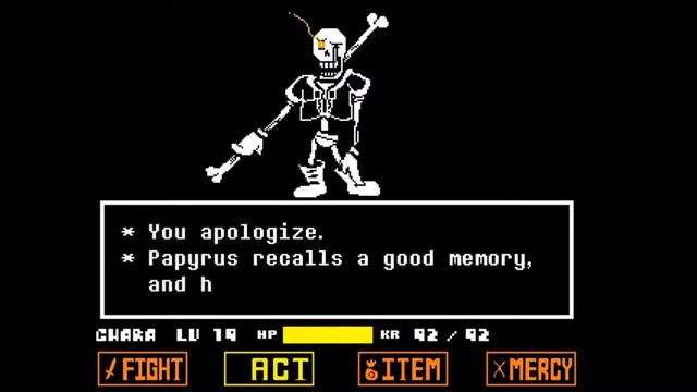 Undertale disbelief papyrus (fan game) смотреть онлайн