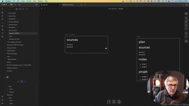Tuto Obsidian rapide, créer un joli plan avec un canvas смотреть онлайн