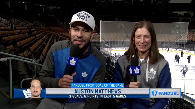 Live From Morning Skate Presented By FanDuel: Toronto vs San Jose смотреть онлайн