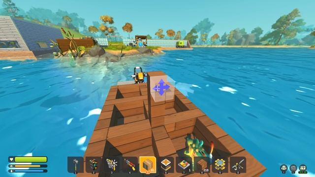 I Built a Boat With UNLIMITED FUEL Using Glow Worms! (Scrap Mechanic Survival Ep.16) смотреть онлайн