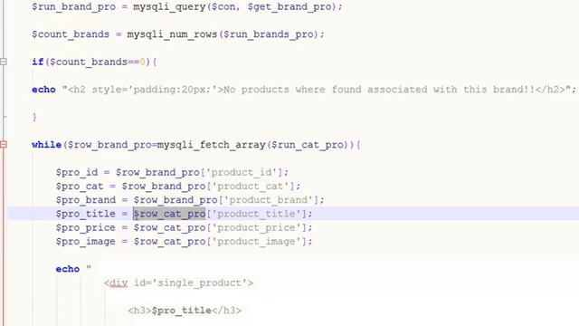 E Commerce Website in PHP & MySQL Part 21 getting brand products смотреть онлайн