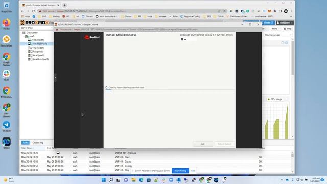 How to install Red Hat Enterprise 9.0 on Proxmox 7.2.3 смотреть онлайн