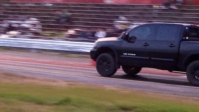 I Tried Drag Racing In My Nissan Titan