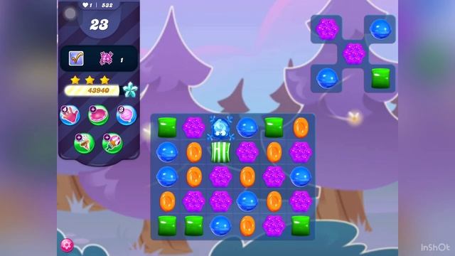 Candy Crush Saga | Level 532 | ??? | NIGHTMARISHLY HARD LEVEL | (NO BOOSTER) | Candy Frog ? смотреть онлайн