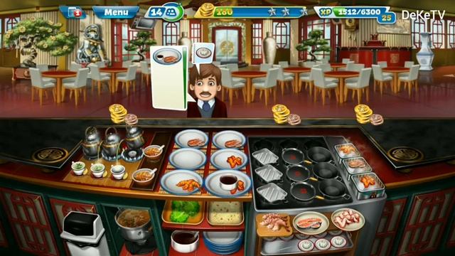 Cooking Fever - Level 25 Chinese Restaurant (3 Stars) | Soup Pot Upgrade смотреть онлайн