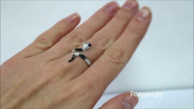 Кольцо Змея с голубыми глазами z17241065 смотреть онлайн