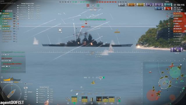Battleship Mecklenburg - dominated the flank alone смотреть онлайн