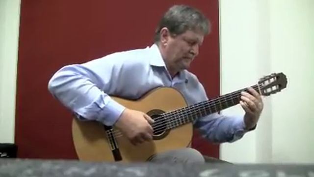 A Gavotte by A. Scarlatti for classical guitar Played by Tim O'Brien смотреть онлайн