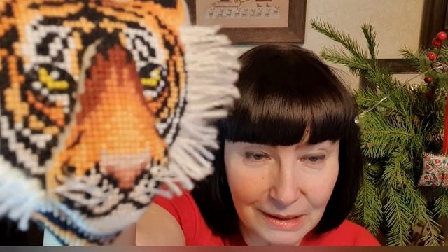 ВЫШИВКА КРЕСТИКОМ. ДЕКАБРЬ 2021?Dimensions,тигр по авторской схеме,покупки,подарки,планы смотреть онлайн