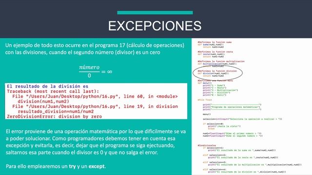 30 Python - Excepciones смотреть онлайн