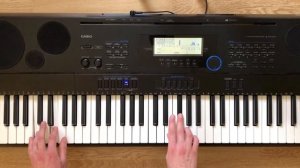 «Зелёные рукава» на синтезаторе