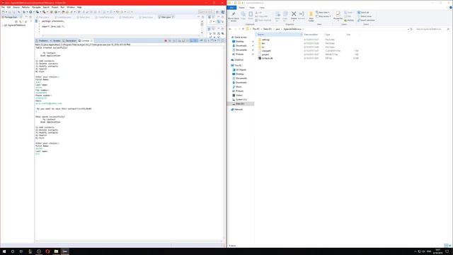 JAVA - SQLite - Phone book project смотреть онлайн
