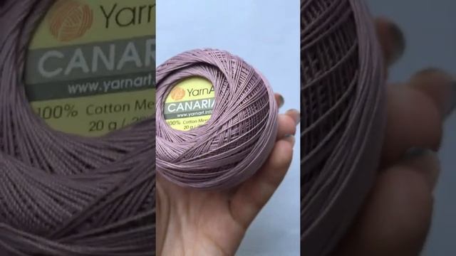 Подробный обзор пряжи YarnArt Canarias(Мерсеризованный египетский хлопок 100%) №4931 Сухая роза смотреть онлайн