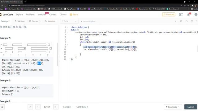 Interval List Intersections | LeetCode Question смотреть онлайн
