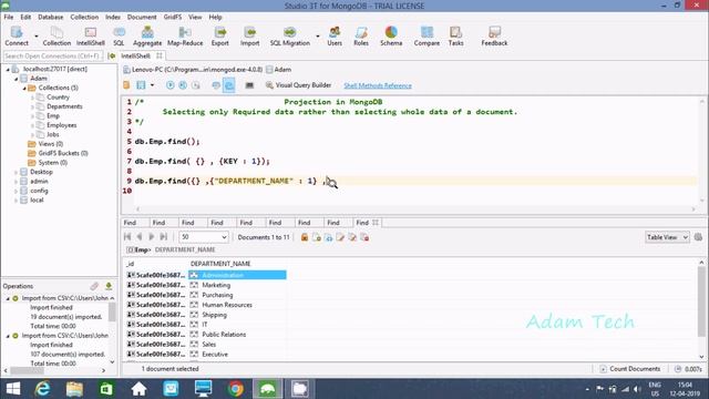 How To Use Projection in MongoDB смотреть онлайн