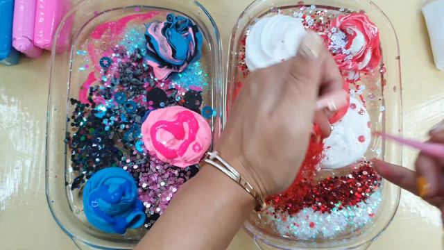 TikTok Vs Youtube Slime Mixing Random Into Slime! Satisfying Slime Video ASMR