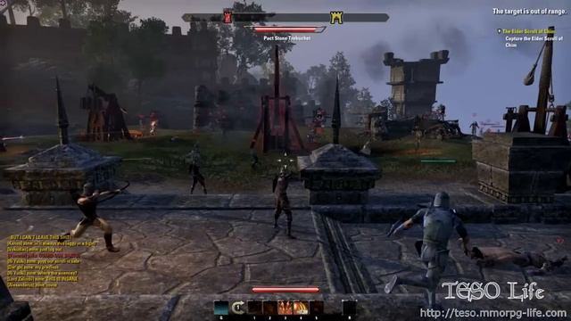 Massive Elder Scrolls Online PvP battle смотреть онлайн