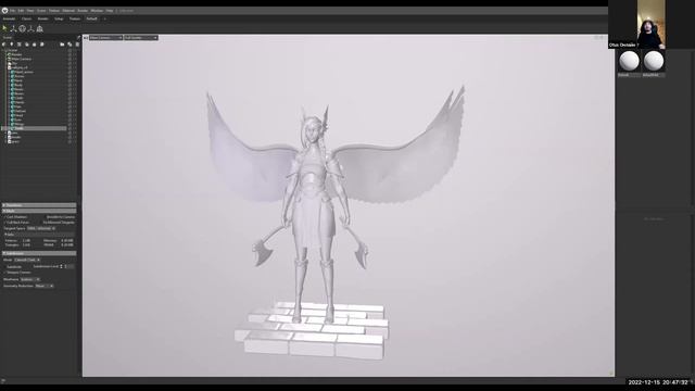 Рендер бюста в Marmoset Toolbag // Демо-занятие курса «3D-художник стилизованных персонажей»
