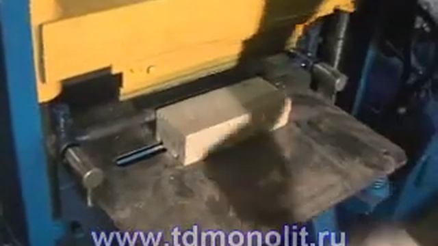 Станок для колки и раскалывания кирпича. Сплитер смотреть онлайн