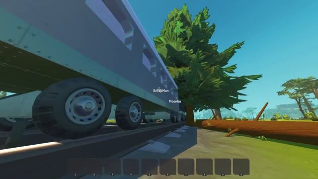 Who Can Build the Best Track Clearing Drill Train? (Scrap Mechanic Gameplay) смотреть онлайн