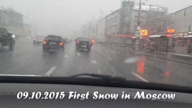 Первый снег в Москве был 9 октября. Bennet Live! смотреть онлайн