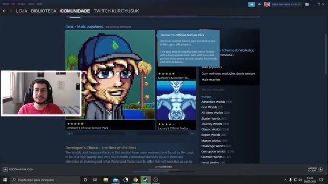 Terraria no Steam WorkShop oq isso muda? - PT-BR смотреть онлайн