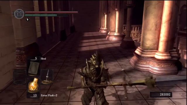 Dark Souls Ornstein Armor and Dragonslayer Spear Showcase! смотреть онлайн