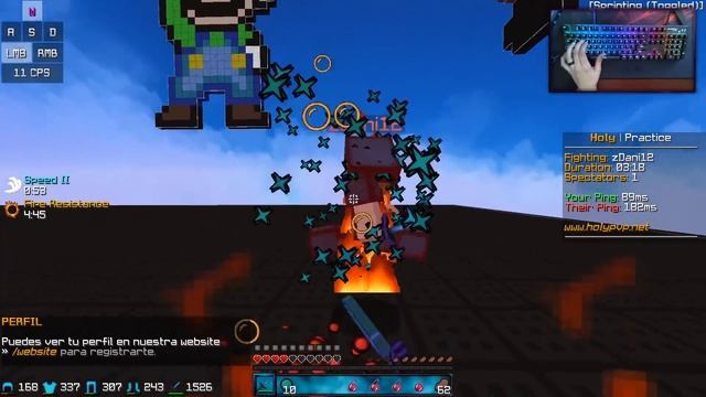 COMO INICIAR UN COMBO EN MINECRAFT PvP ? смотреть онлайн